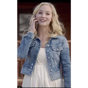 Vampire Diaries Caroline Dress Large Crochet‎ Lace Fairy Ethereal Hollister Y2K